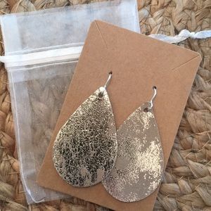 100% Leather Earrings / 2 for $25